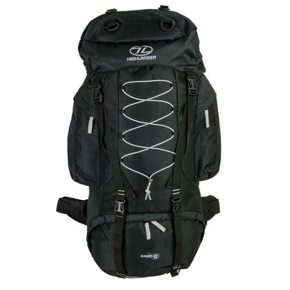 Highlander Rambler 88 Black/Silver Travel Backpack
