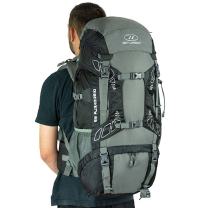 Travel backpack Highlander Discovery 65 Black