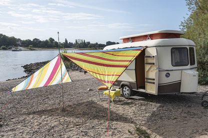 High Peak Bent Caribbean Canvas AO Stripe Lime Punch (50008)