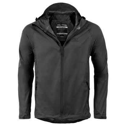 Men's Windbreaker Highlander Stow &amp; Go Pack Away Rain Jacket 6000 mm Black XL (JAC077-BK-XL)