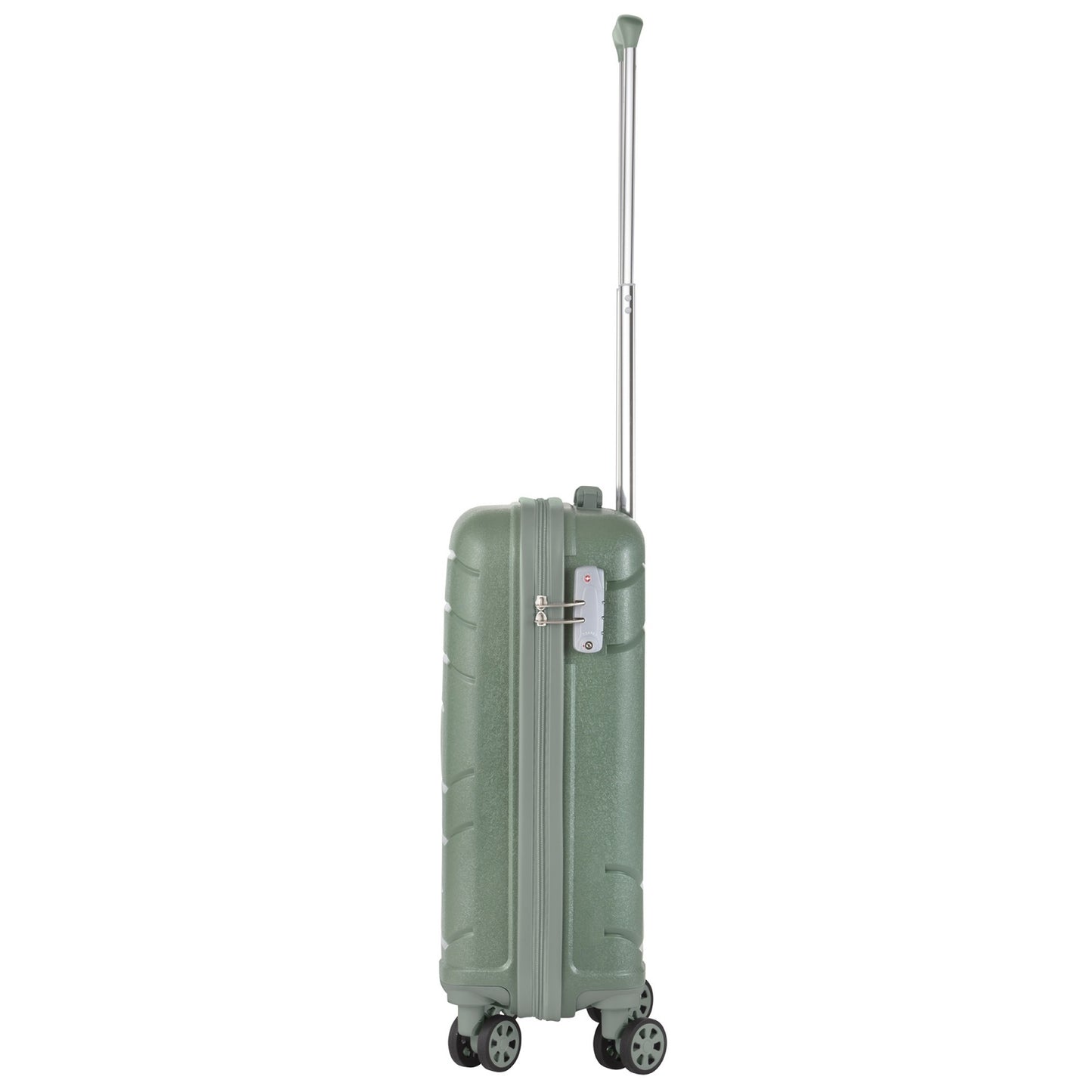 Suitcase TravelZ Big Bars (S) Olive Green