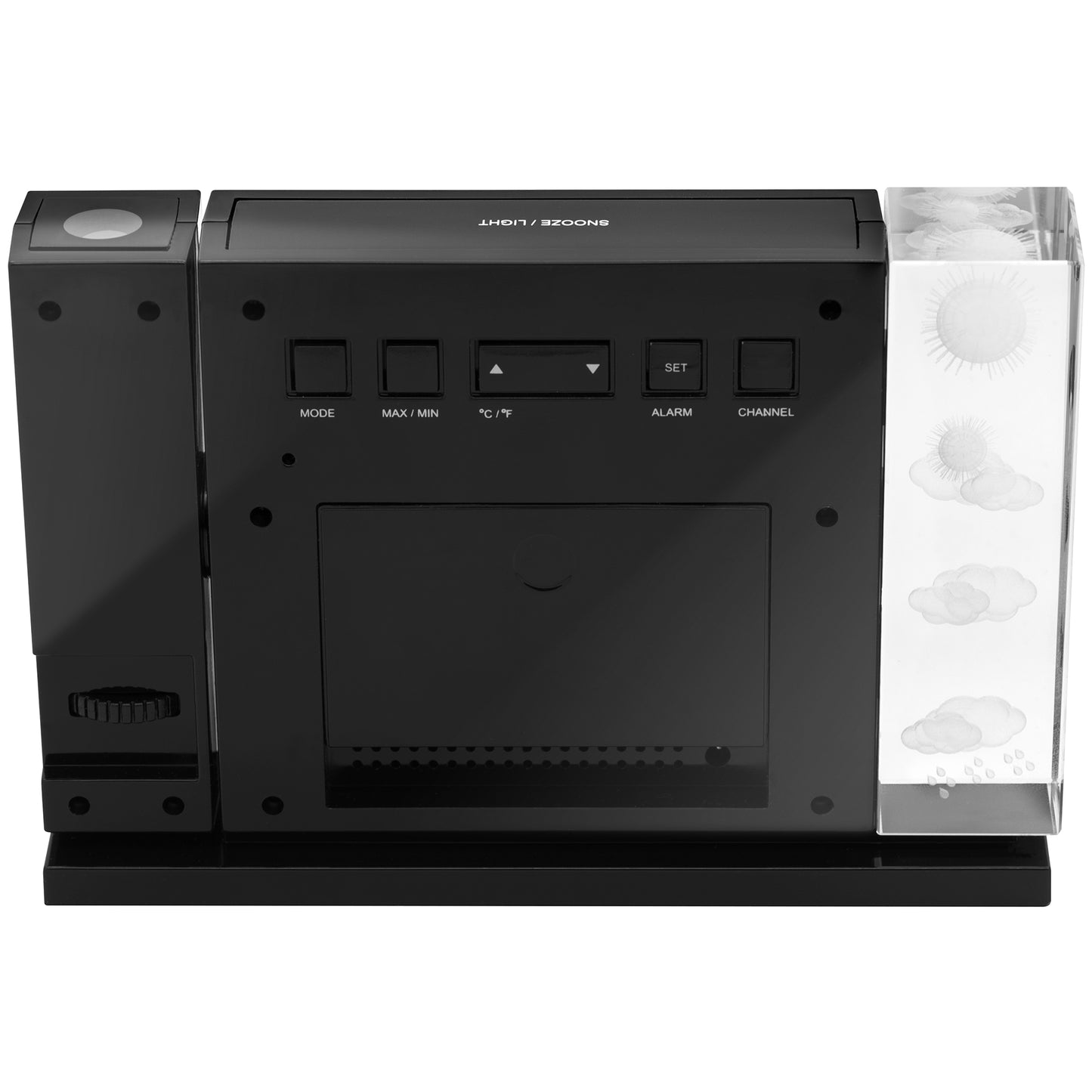 Weather station Bresser MyTime Crystal P Color Projection Alarm Clock and Weather Stations Black (7060100) Refurbished