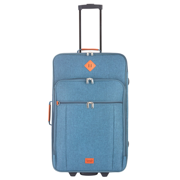 Suitcase TravelZ Hipster (M) Jeans Blue