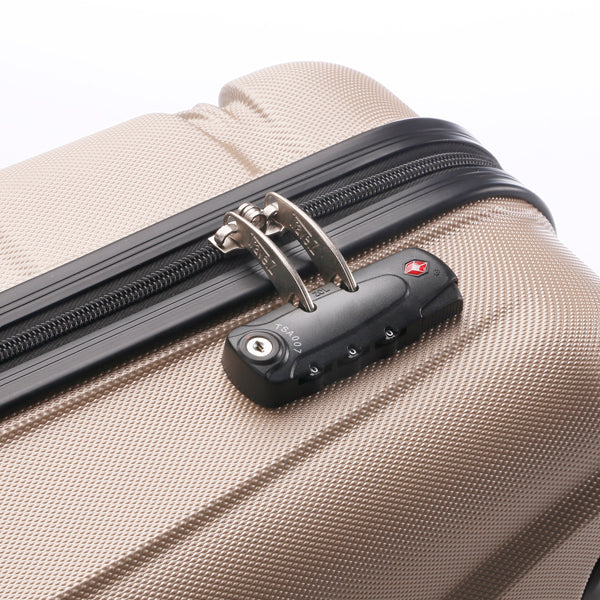 Suitcase TravelZ Diamond (M) Champagne