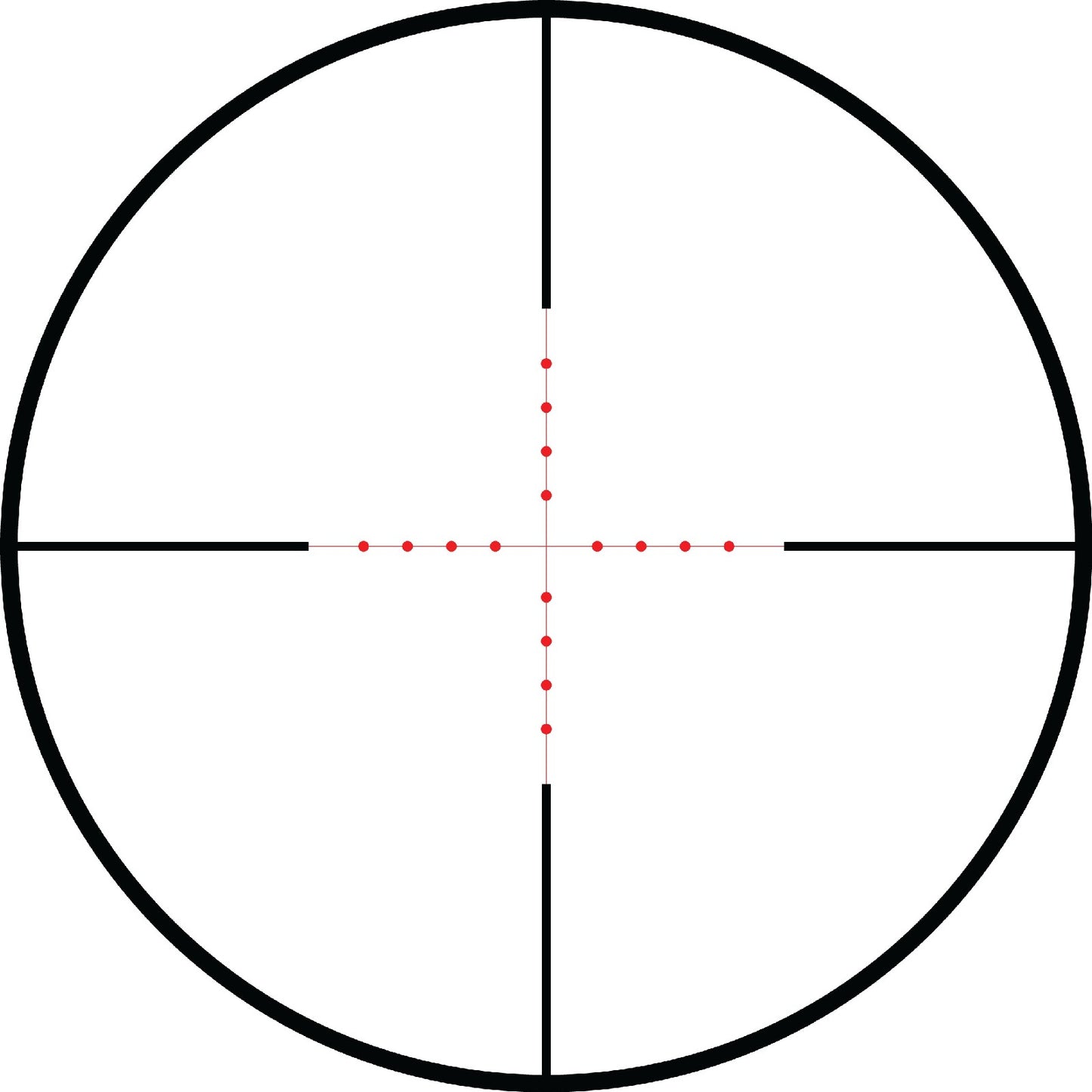 Hawke Vantage IR 4-12x50 AO (Mil Dot R/G) Optical Sight