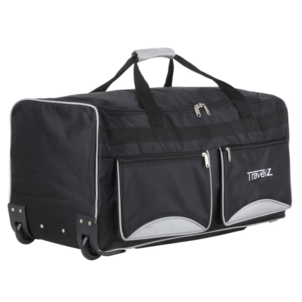 Travel bag on wheels TravelZ Wheelbag 90 Black
