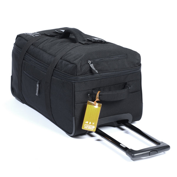 Travel bag on wheels Epic Explorer Gearbox 58 Black