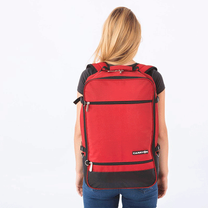 CarryOn Daily 44 Red Trolley Backpack