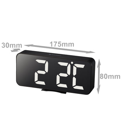 Table clock Bresser MyTime Echo FXL Black (8010072CM3WHI)