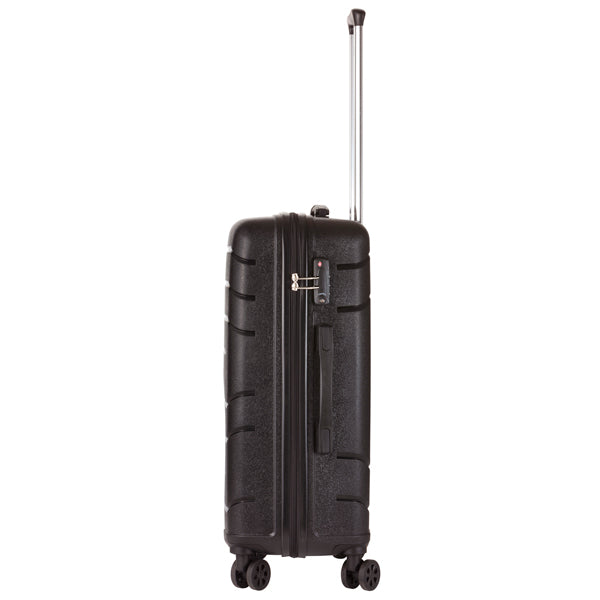 Suitcase TravelZ Big Bars (M) Black