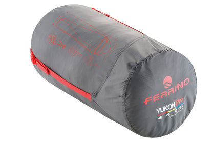 Sleeping bag Ferrino Yukon Pro Lady/0°C Scarlet Red/Grey Left (86367IAA)