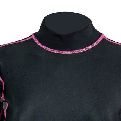 Highlander Pro Comp Womens Long Sleeve Thermal T-Shirt Black/Grey L