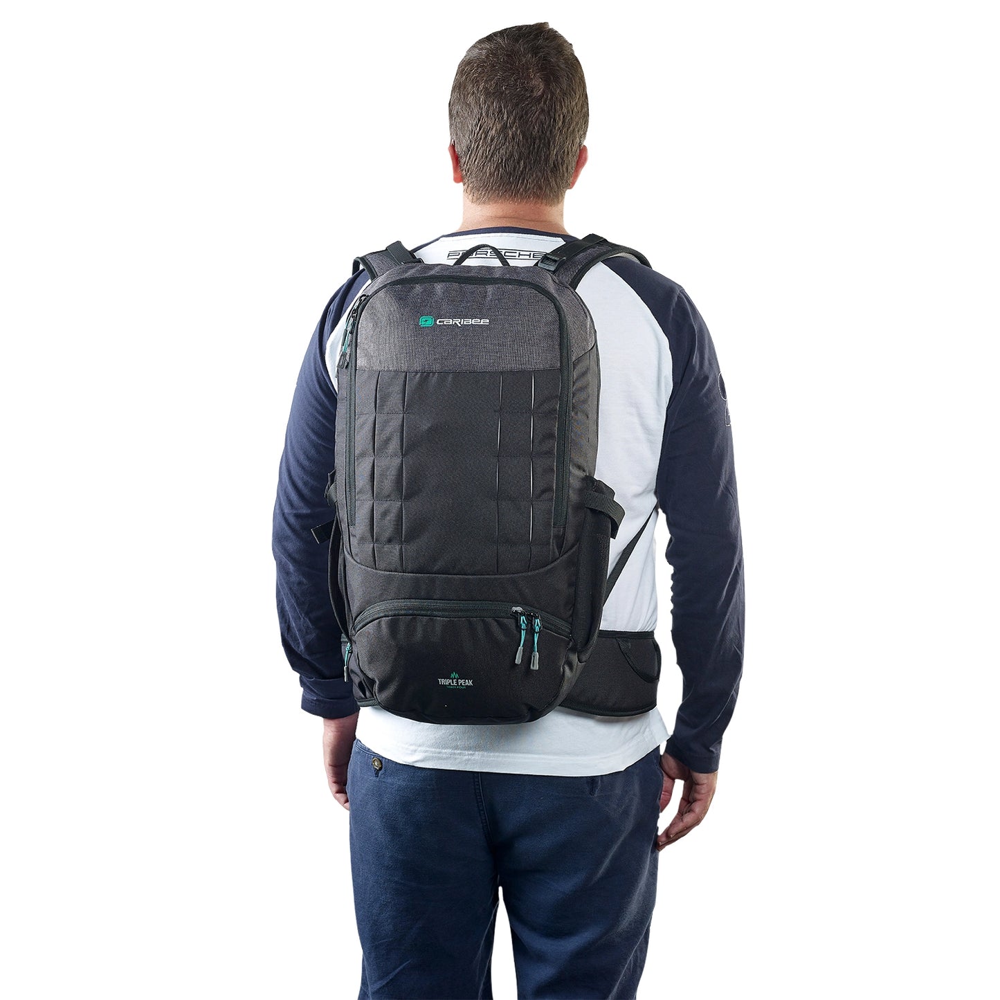Backpack tourist Caribee Triple Peak 34 Black