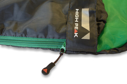 Sleeping bag High Peak Easy Travel/+5°C Anthra/Green Left (20068)