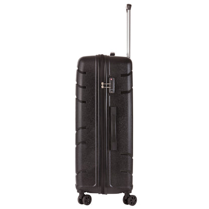 TravelZ Big Bars Suitcase (L) Black