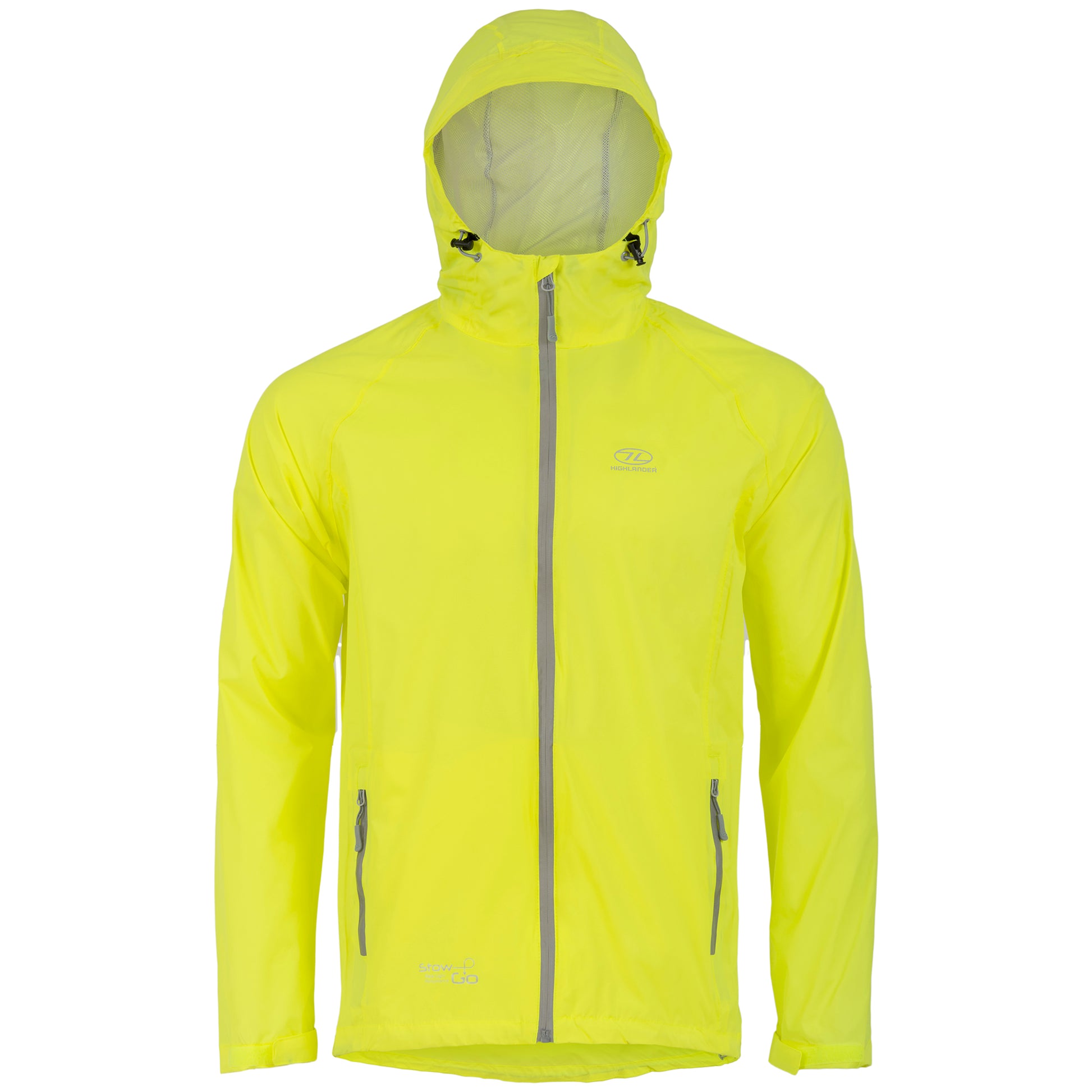 Ветровка мужская Highlander Stow & Go Pack Away Rain Jacket 6000 mm Yellow M (JAC077-YW-M)