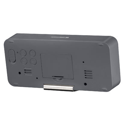 Table clock Bresser MyTime Echo FXL Gray (8010072QT5WHI)