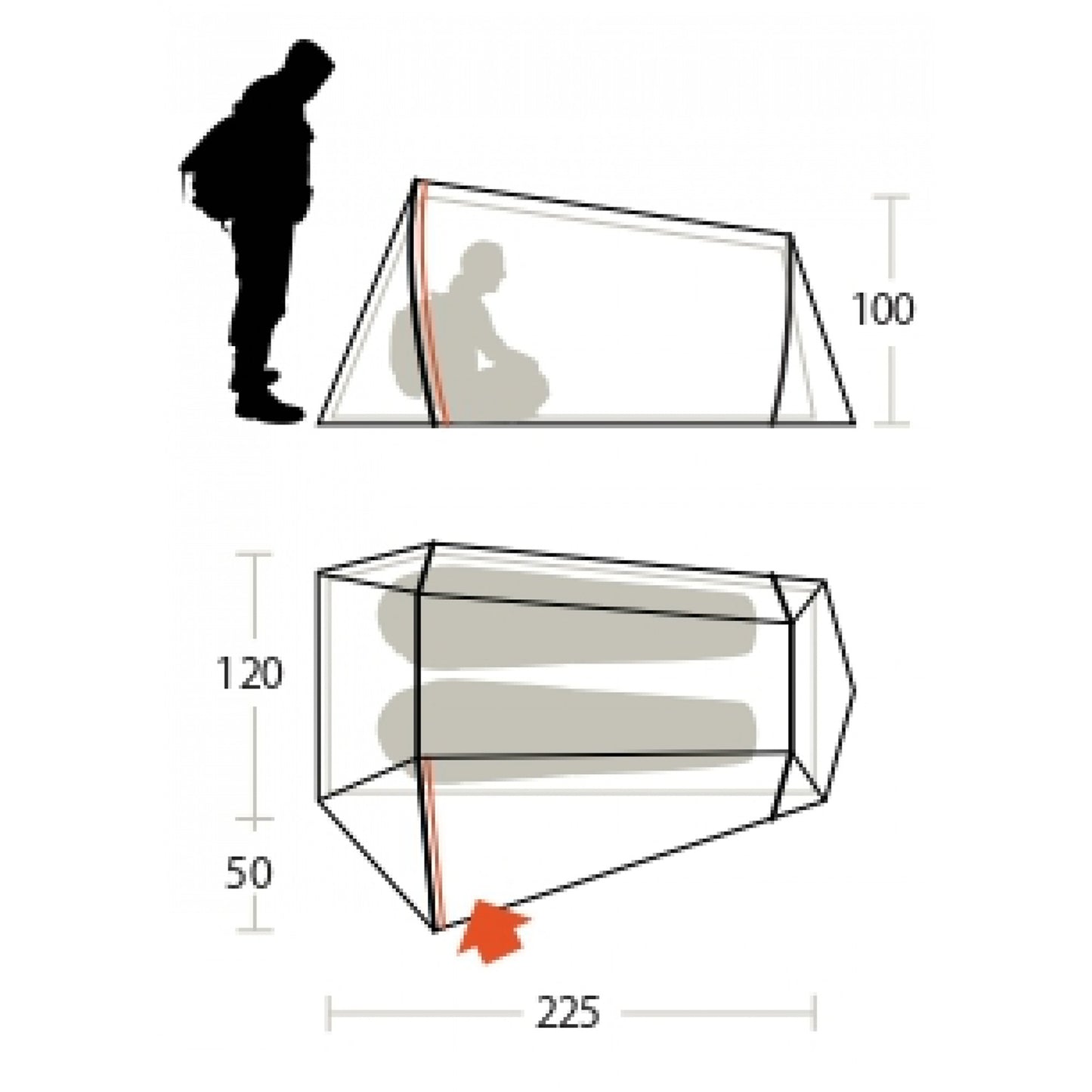 Ferrino Lightent 2 Pro Light Gray (92171LIIFR)