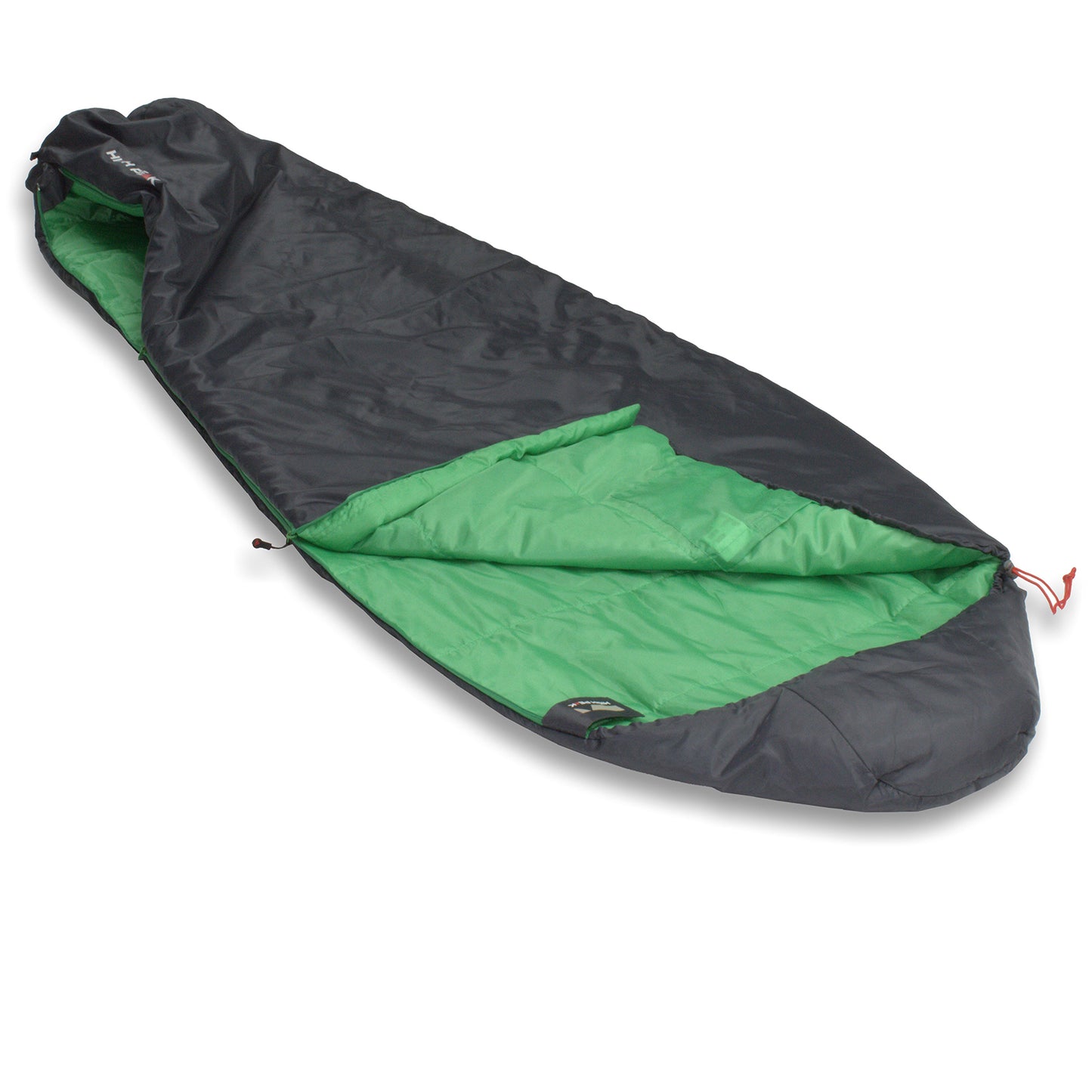 Sleeping bag High Peak Lite Pak 800/+8°C Anthra/Green Left (23272)