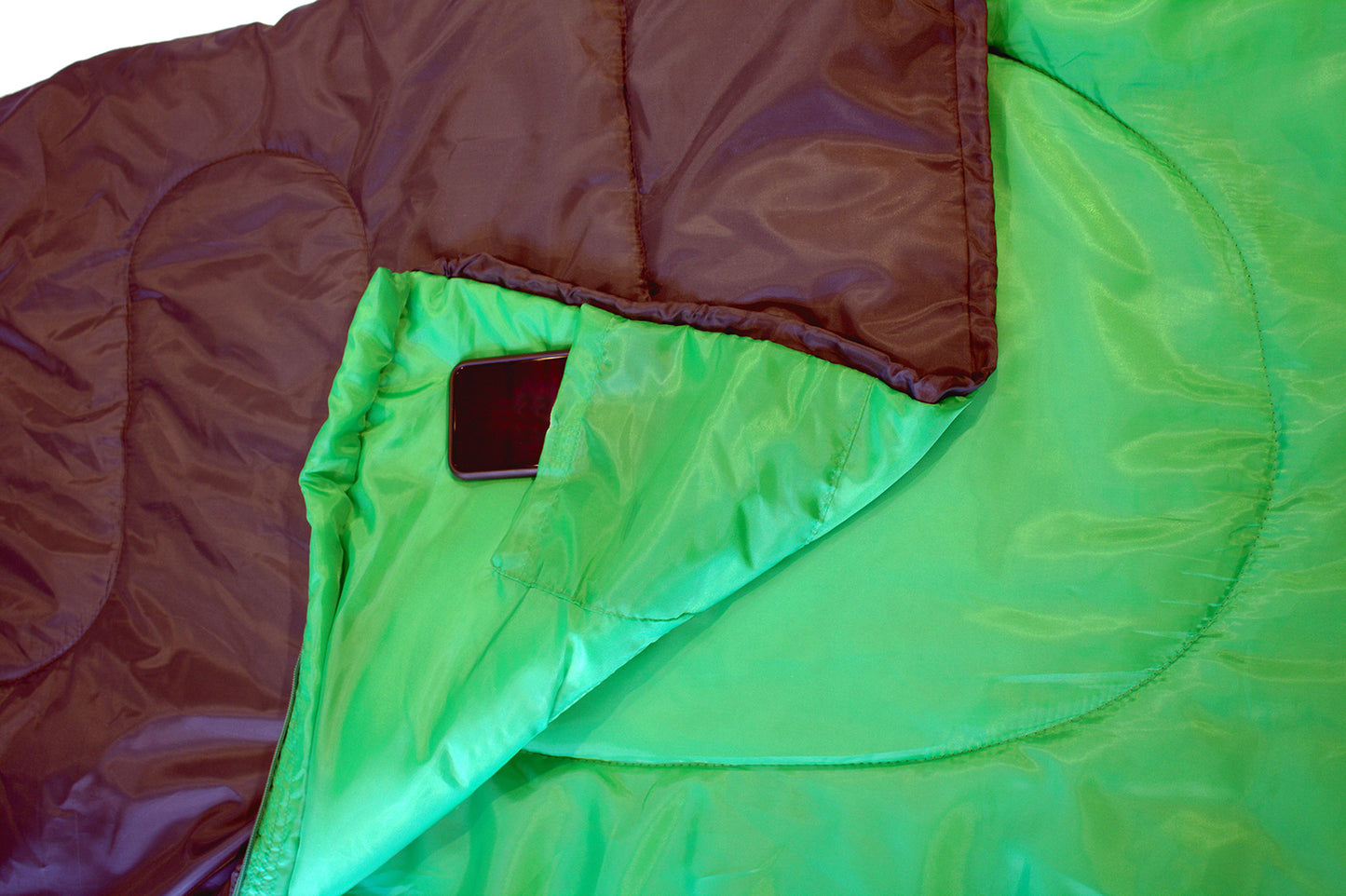 Sleeping bag High Peak Easy Travel/+5°C Anthra/Green Left (20068)