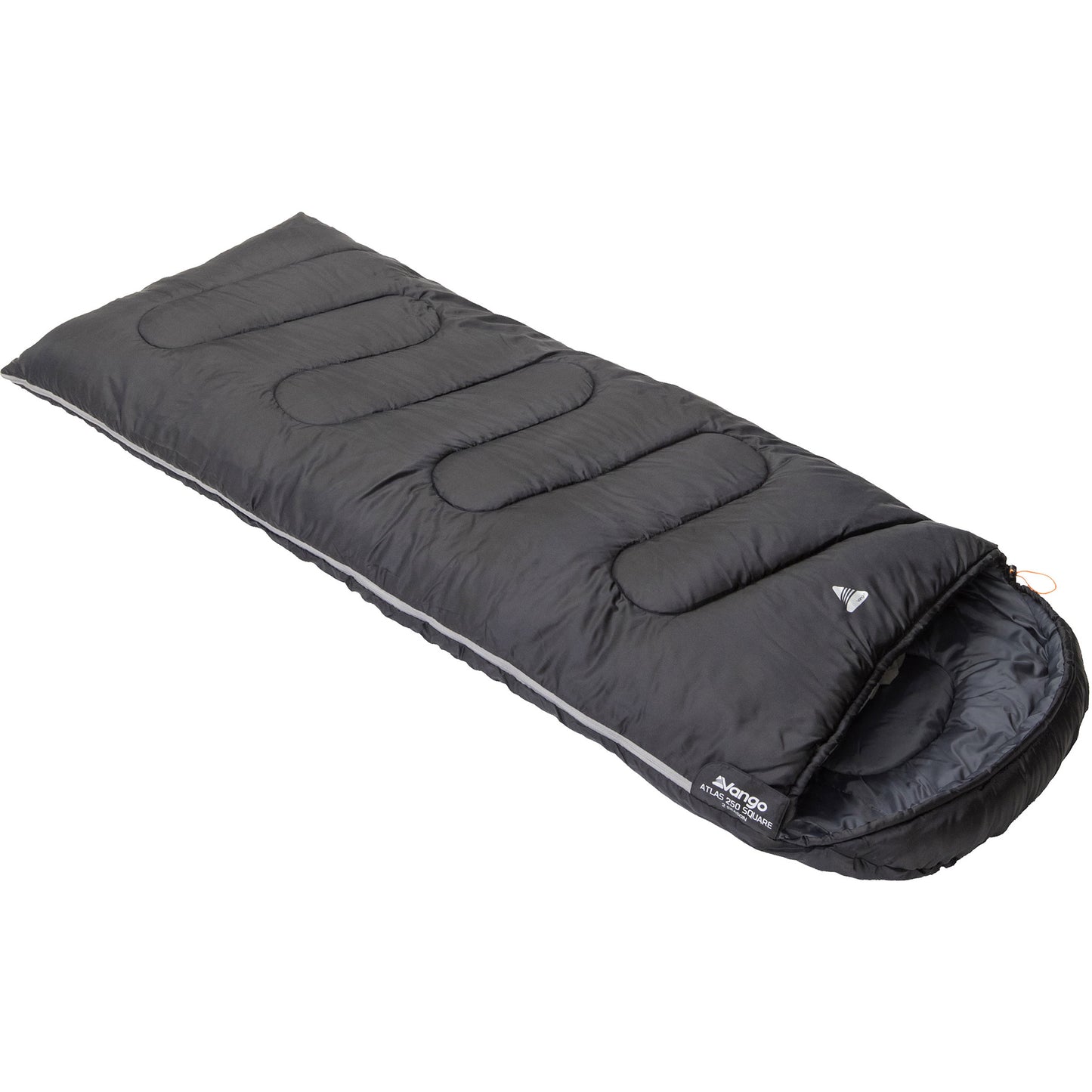 Спальний мішок Vango Atlas 250 Square/+1°C Black Left (SBPATLAS B05S42)