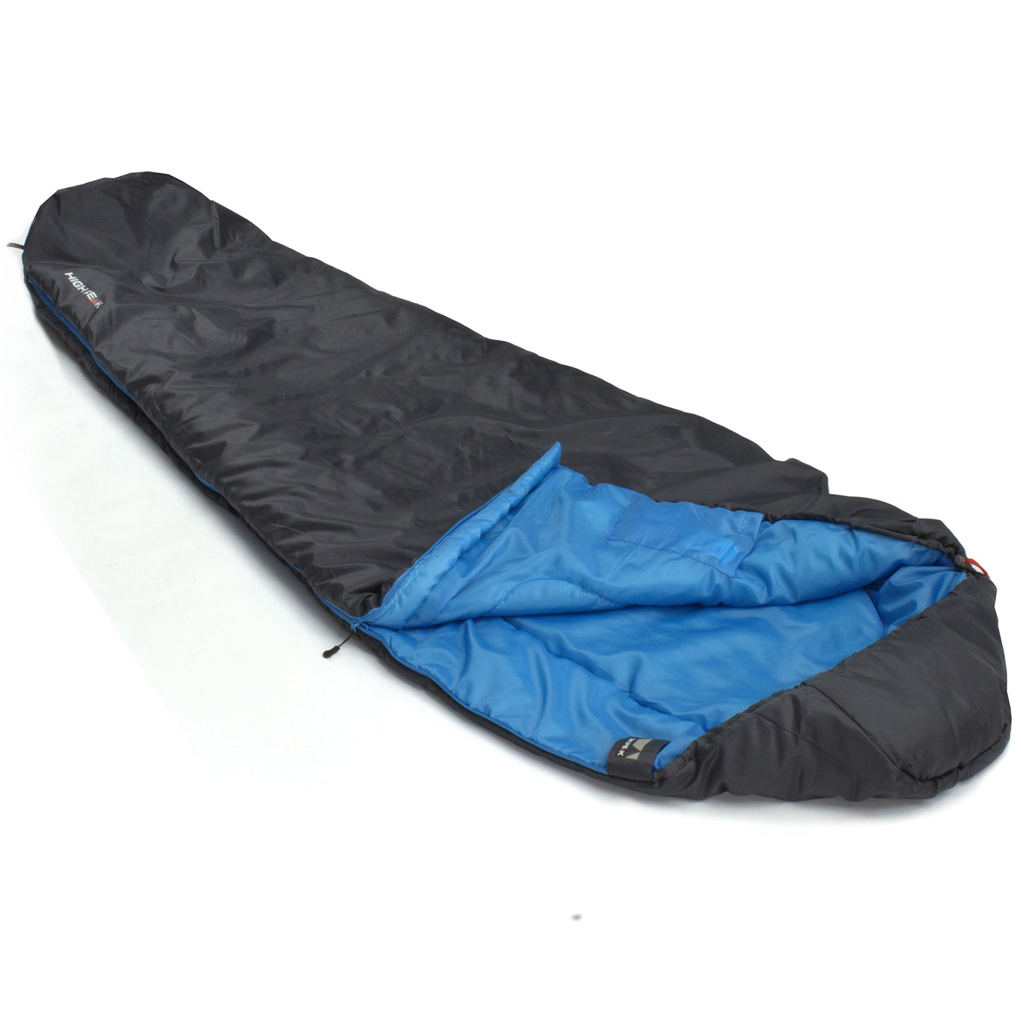 Sleeping bag High Peak Lite Pak 1200/+5°C Anthra/Blue Left (23277)