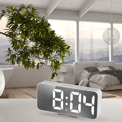 Table clock Bresser MyTime Echo FXL White (8010072GYEWHI)