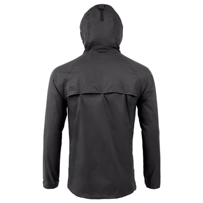 Men's Windbreaker Highlander Stow &amp; Go Pack Away Rain Jacket 6000 mm Black XL (JAC077-BK-XL)