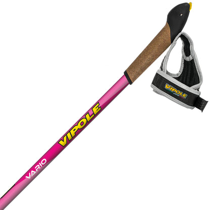 Nordic walking sticks Vipole Vario Novice Pink (S20 34)