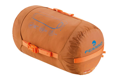 Sleeping bag Ferrino Lightec 500 Duvet/+7°C Russet Left (86699IAA)