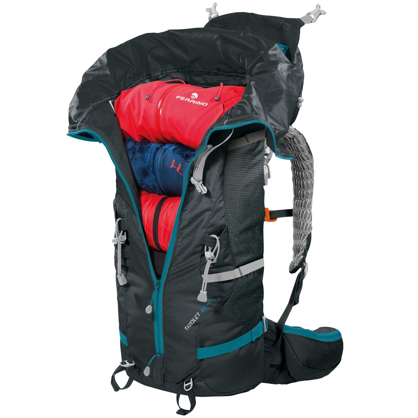 Travel backpack Ferrino Triolet 48+5 Black (75661LCC)