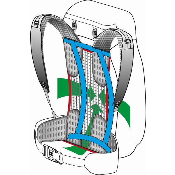 Travel backpack Ferrino Finisterre 28 Black (75738HCC)