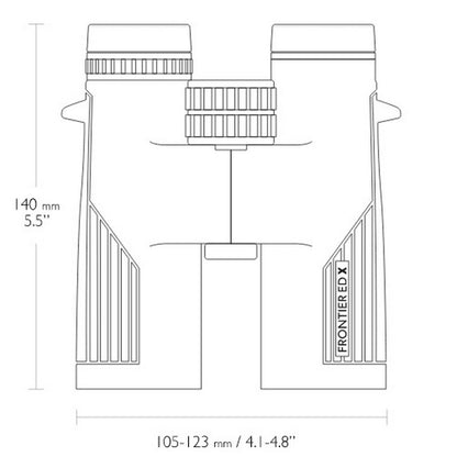 Hawke Frontier ED 8x42 Binoculars (Grey)