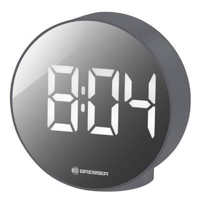 Table clock Bresser MyTime Echo FXR Silver (8010071QT5WHI)