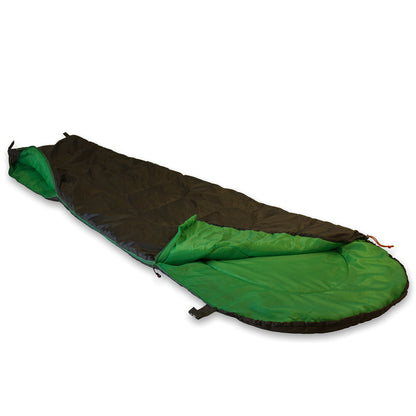 Sleeping bag High Peak Easy Travel/+5°C Anthra/Green Left (20068)