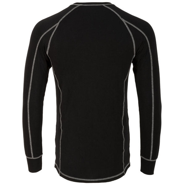 Highlander Bamboo 190 Mens Black XXL Long Sleeve Thermal T-Shirt