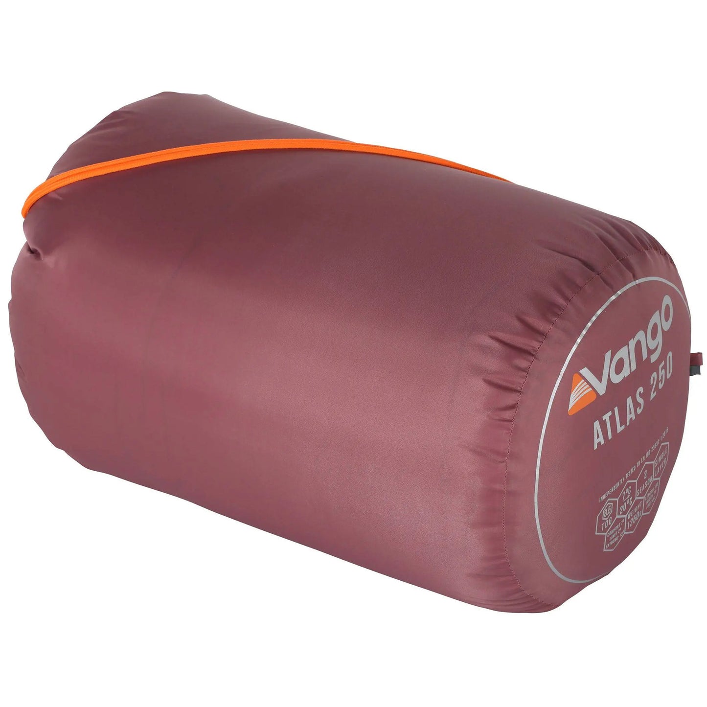 Sleeping bag Vango Atlas 250/+2°C Dusky Rose Left (SBPATLAS D08163)