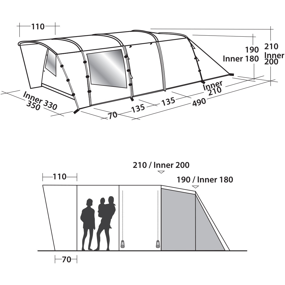 Easy Camp Palmdale 600 Forest Green (120371)