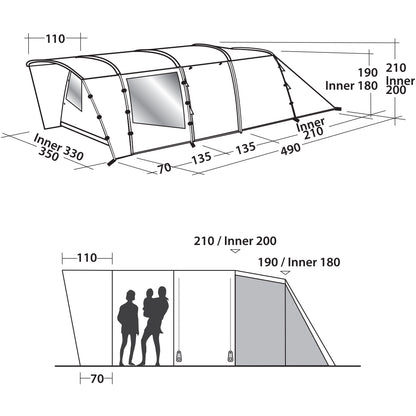 Easy Camp Palmdale 600 Forest Green (120371)