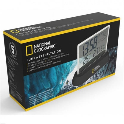 National Geographic Transparent Black Weather Station