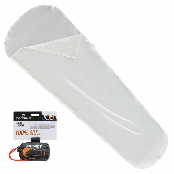 Вкладиш для спального мішка Ferrino Liner Silk Mummy White