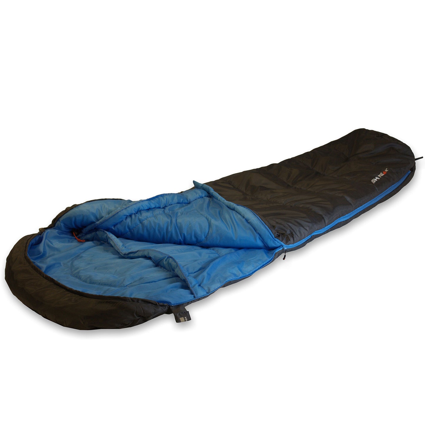 Sleeping bag High Peak TR 300/0°C Anthra/Blue Right (23063)