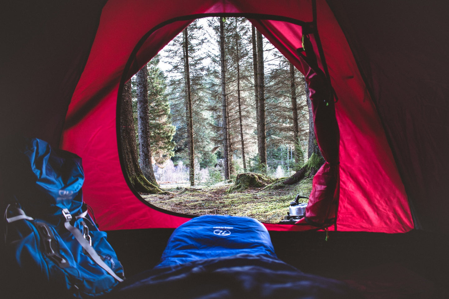 Highlander Birch 3 Rumba Red/Tango Red Tent