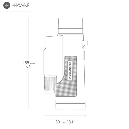 Hawke Endurance ED Marine 7x42 Blue Monocular (36520)