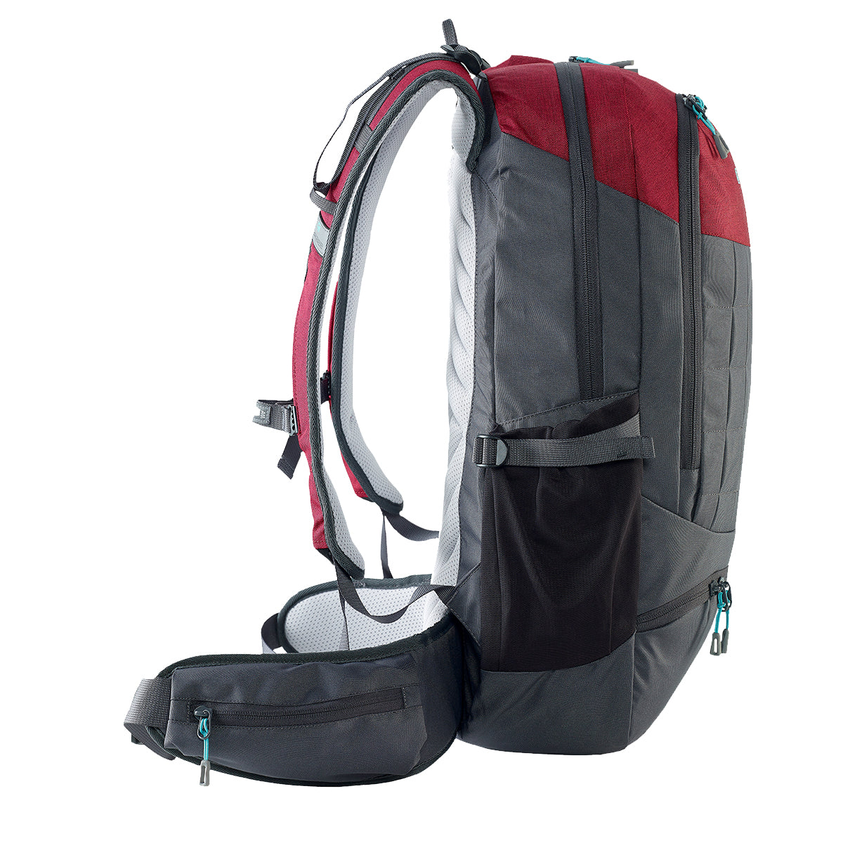 Caribee Triple Peak 34 Merlot Red Travel Backpack