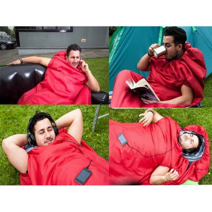 Sleeping bag Highlander Sleephuggerzs/+4°C Black/Orange (Left)