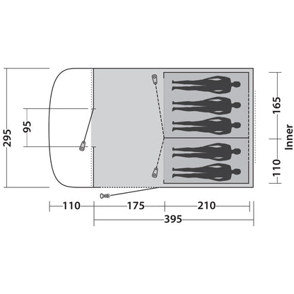 Easy Camp Palmdale 500 Forest Green (120369)