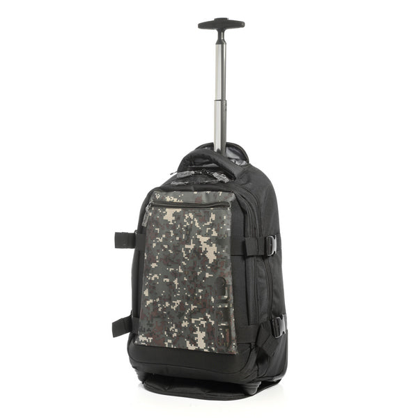 Epic Explorer Small 34 Black/Camo Wheeled Backpack