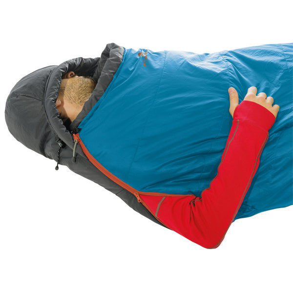 Sleeping bag Ferrino Nightec 800/-15°C Blue/Grey Left (86366HBG)