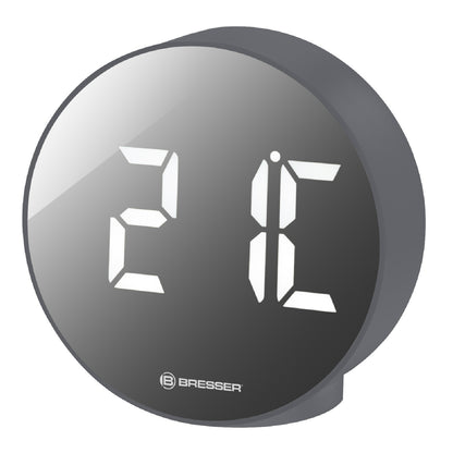 Table clock Bresser MyTime Echo FXR Silver (8010071QT5WHI)